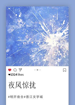 夜风惊扰by明开夜合讲的什么